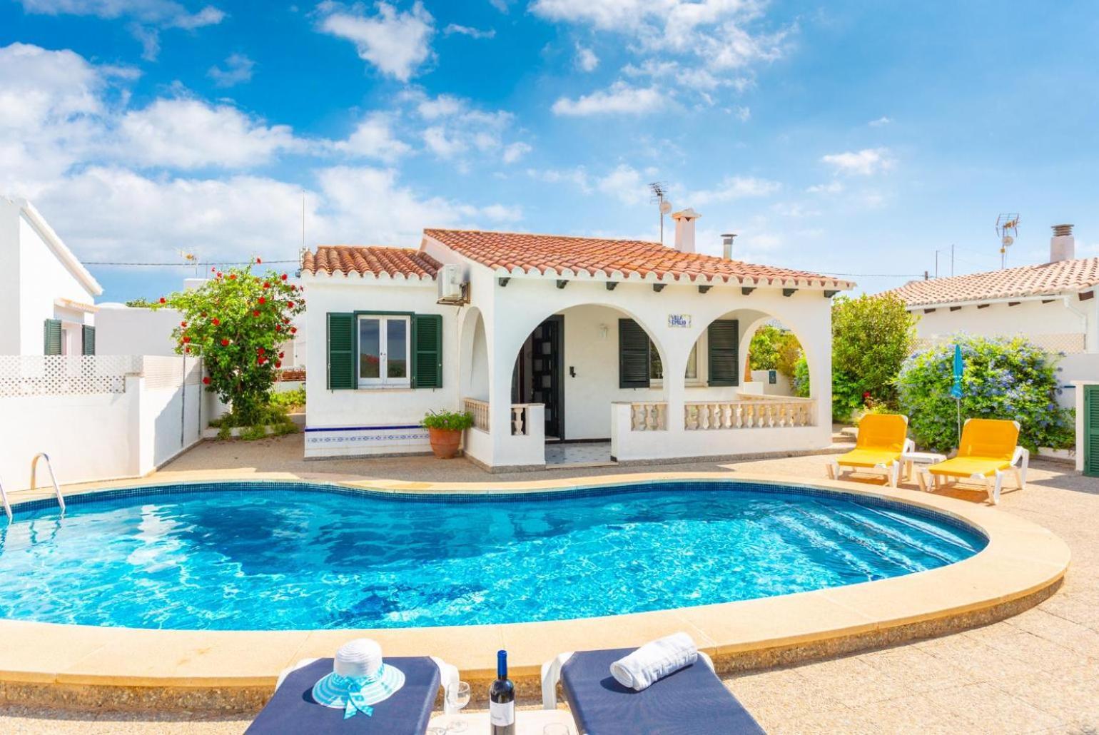 Villa Emilio Cala En Porter  Esterno foto